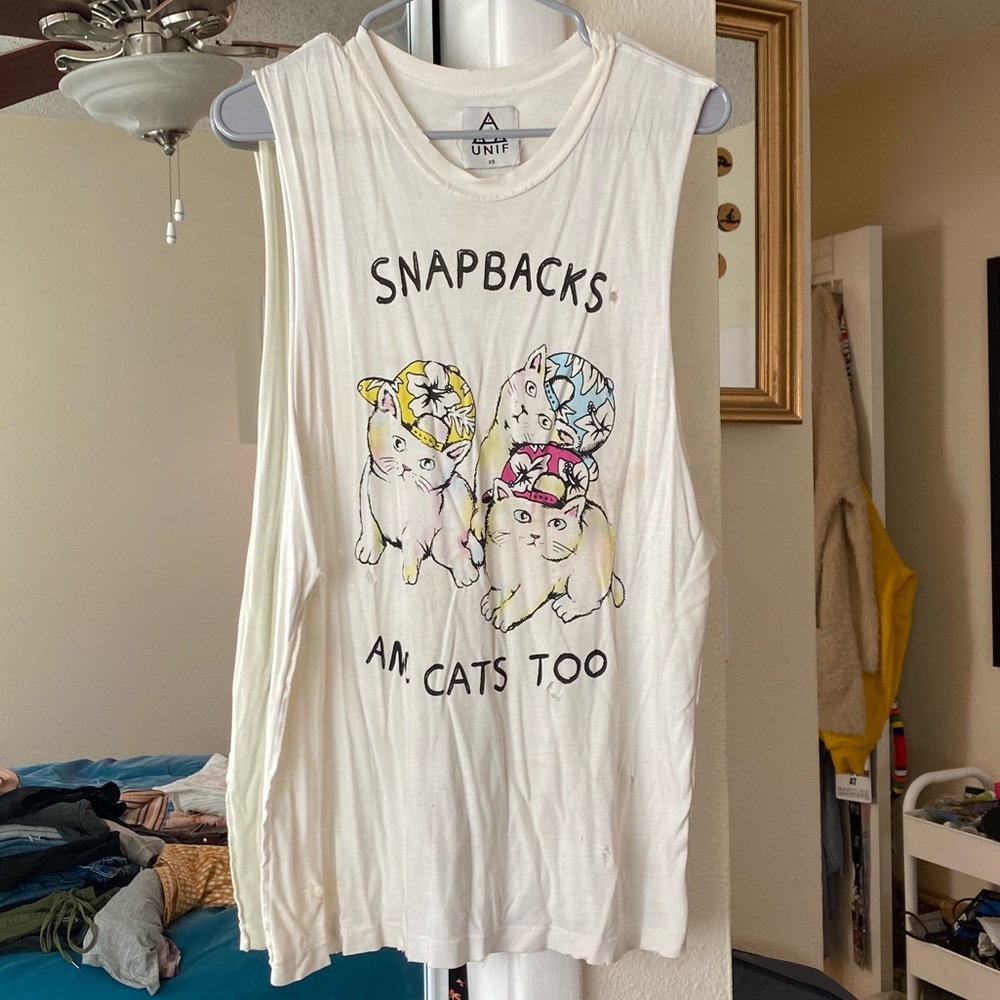 Unif : Snapbacks And Cats Too Distressed Muscle S… - image 5
